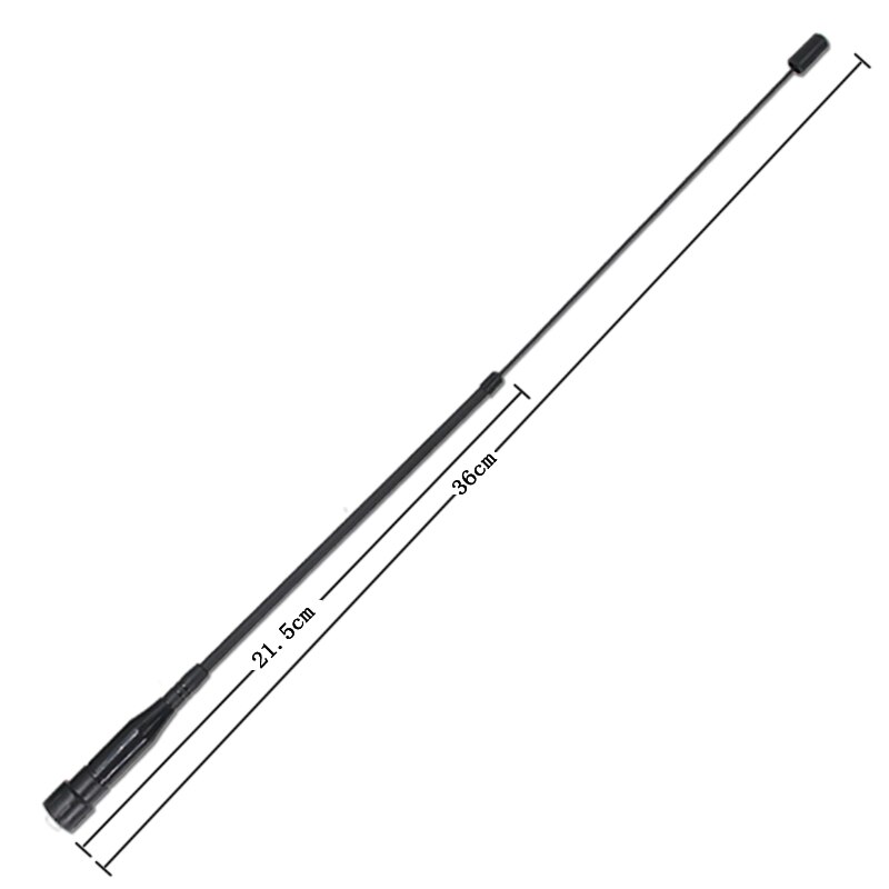 XIERDE SMA męska elastyczna antena teleskopowa VHF / UHF o podwójnej częstotliwości Yaesu VX7R FT3DR TYT TH8000D F8 walkie-talkie antena wzmocniająca