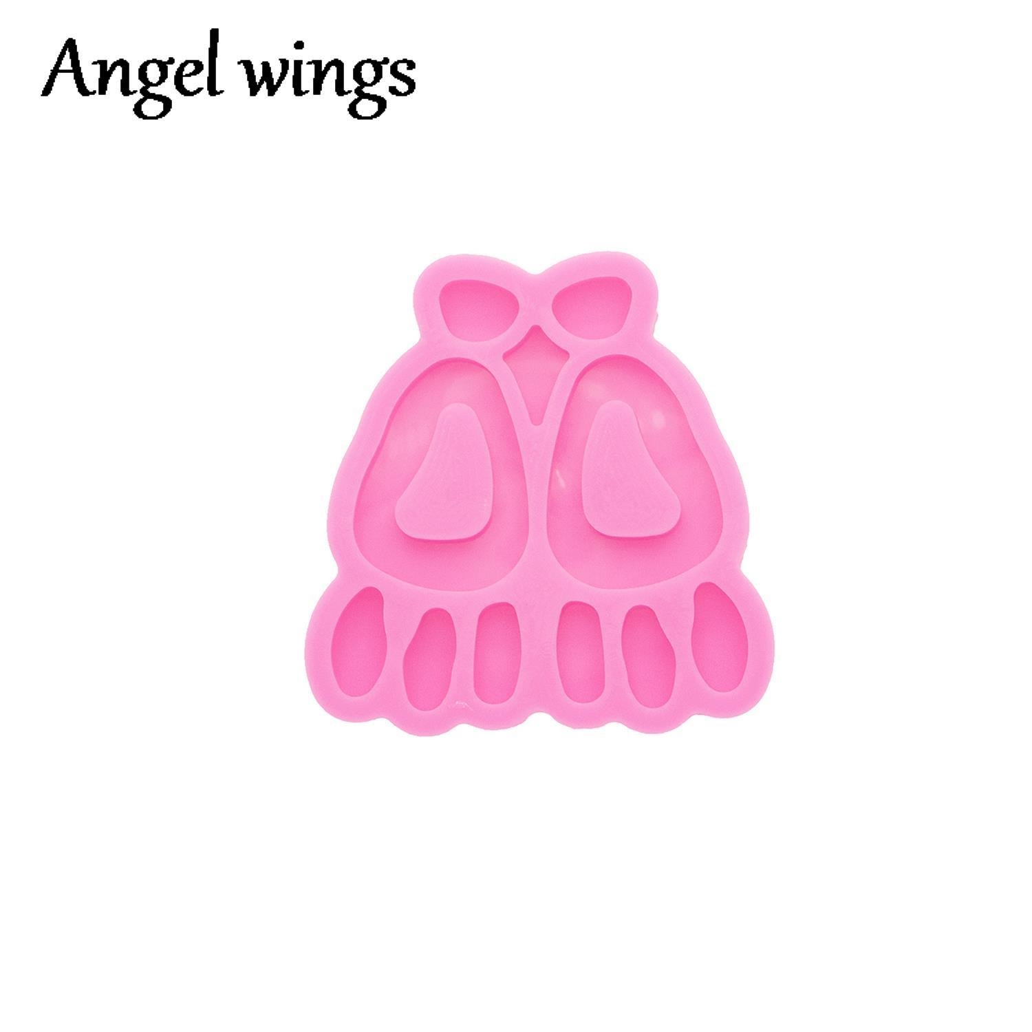 DY1075 Glossy Hoefijzer/Hart/Kunai Mes Oorbellen Siliconen Mallen, maken Ambachten Met Epoxy Diy Handgemaakte Charms Resin Art Mold