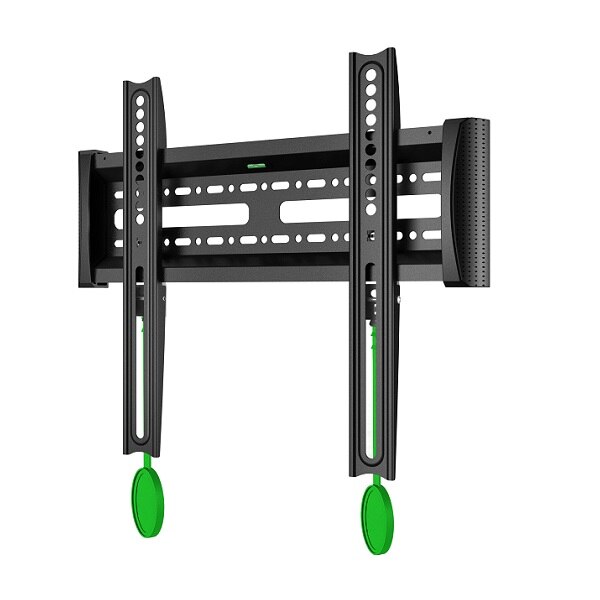 Rack de tv fixo universal, com painel plano, 32 polegadas a 47 polegadas, montagem na parede, com dispositivo de bloqueio e desbloqueio