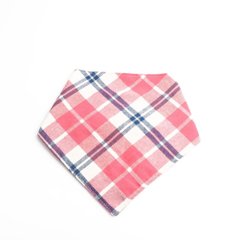 Hund bandana og hund skjerf reversibel rutete hund valp kjæledyr bandana hund smekker skjerf til små mellomstore hunder justerbar vaskbar
