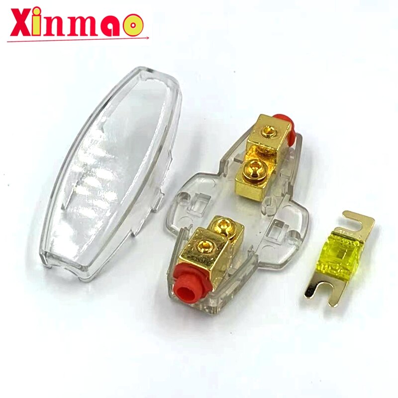 1Set Auto Zekeringkast Houder Stereo Zetels Spanning Blootstelling Veilig Duurzaam Tool 40A/50A/60A/80A/100A/150A