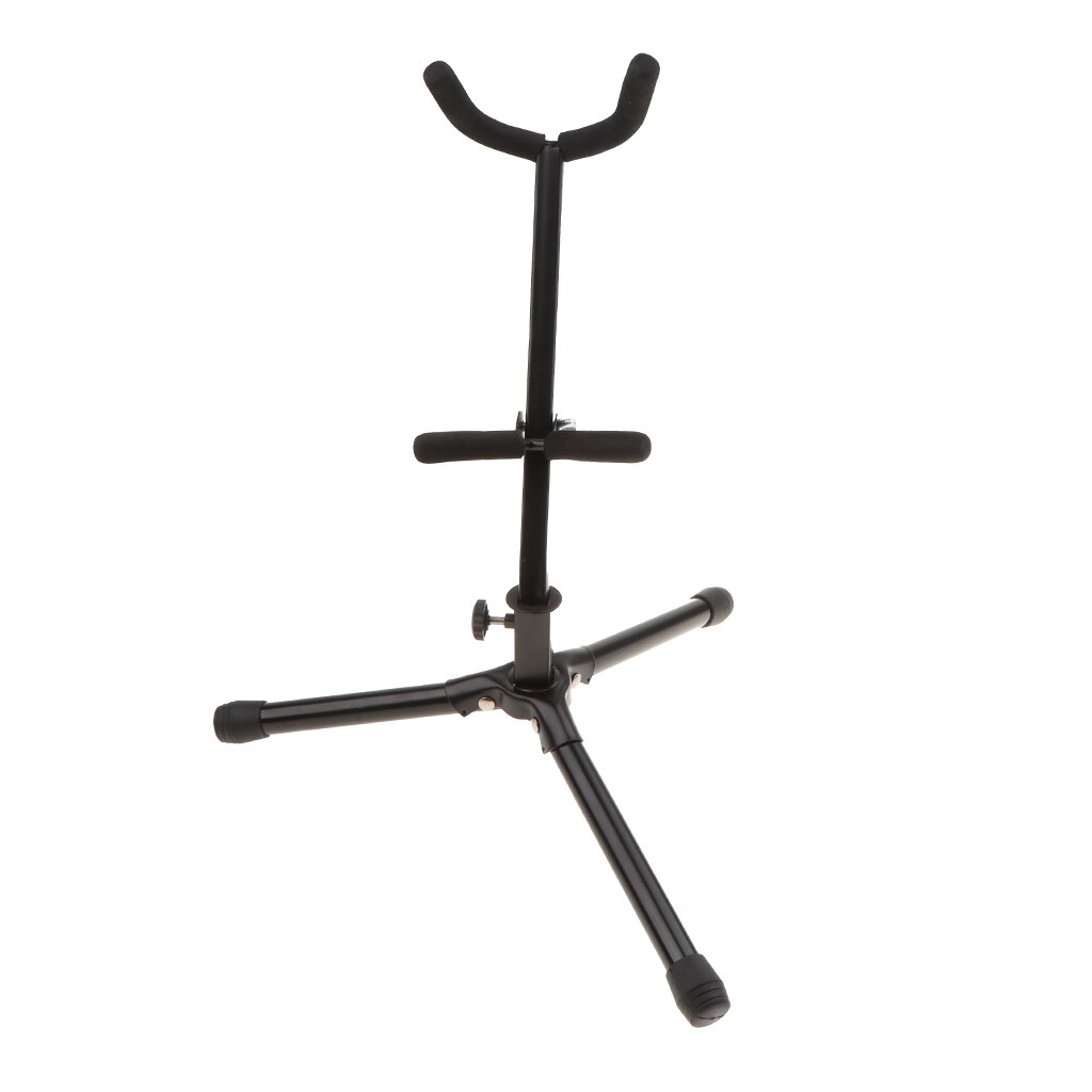 Support Pliable Pour Saxophone Alto/ténor - En Fer, Base Stable Rembourrée, Rangement Facile, Accessoire Indispensable Saxophoniste