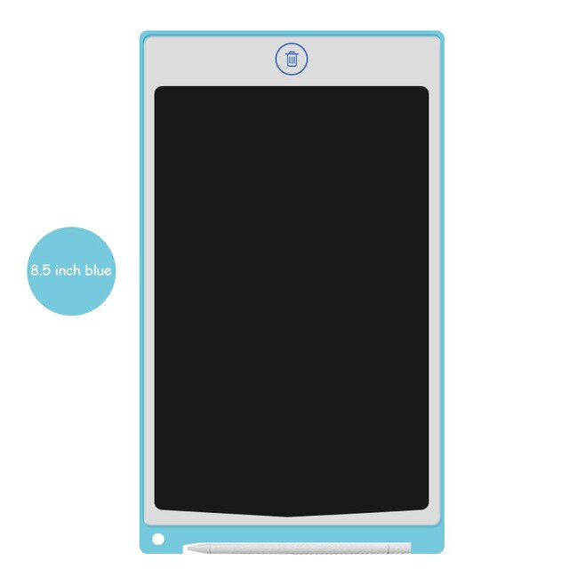 Howshow 8.5 10 inch LCD Writing Tablet Digital Drawing Tablet Handwriting Pads Electronic Graphic Tablet Board Stylus mesa: 8.5 inch Blue