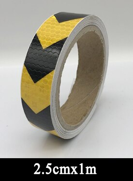 Reflective Tape Bike Stickers Reflective Safety Warning Conspicuity Reflective Tape Film Sticker Light Bar Bicycle Accessories: Green