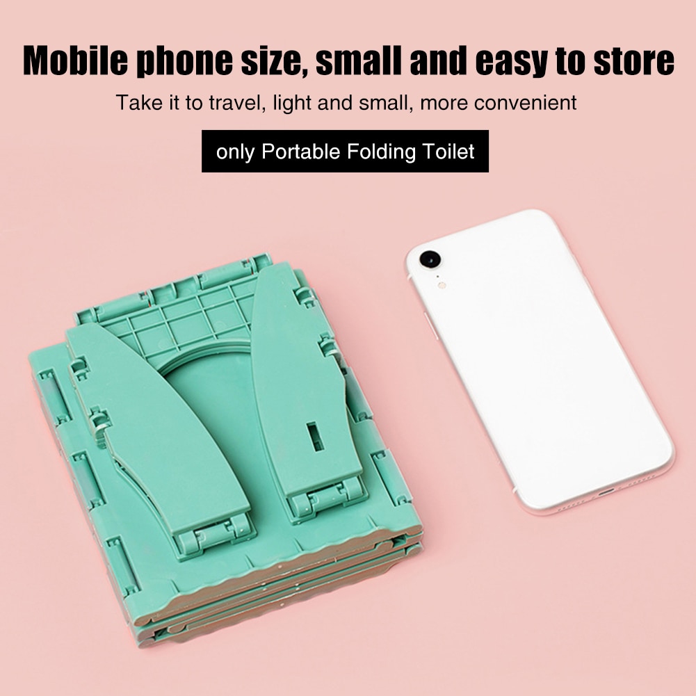 Beach Car Portable Folding Toilet Porta Potty Easy Clean For Kids Baby Commode