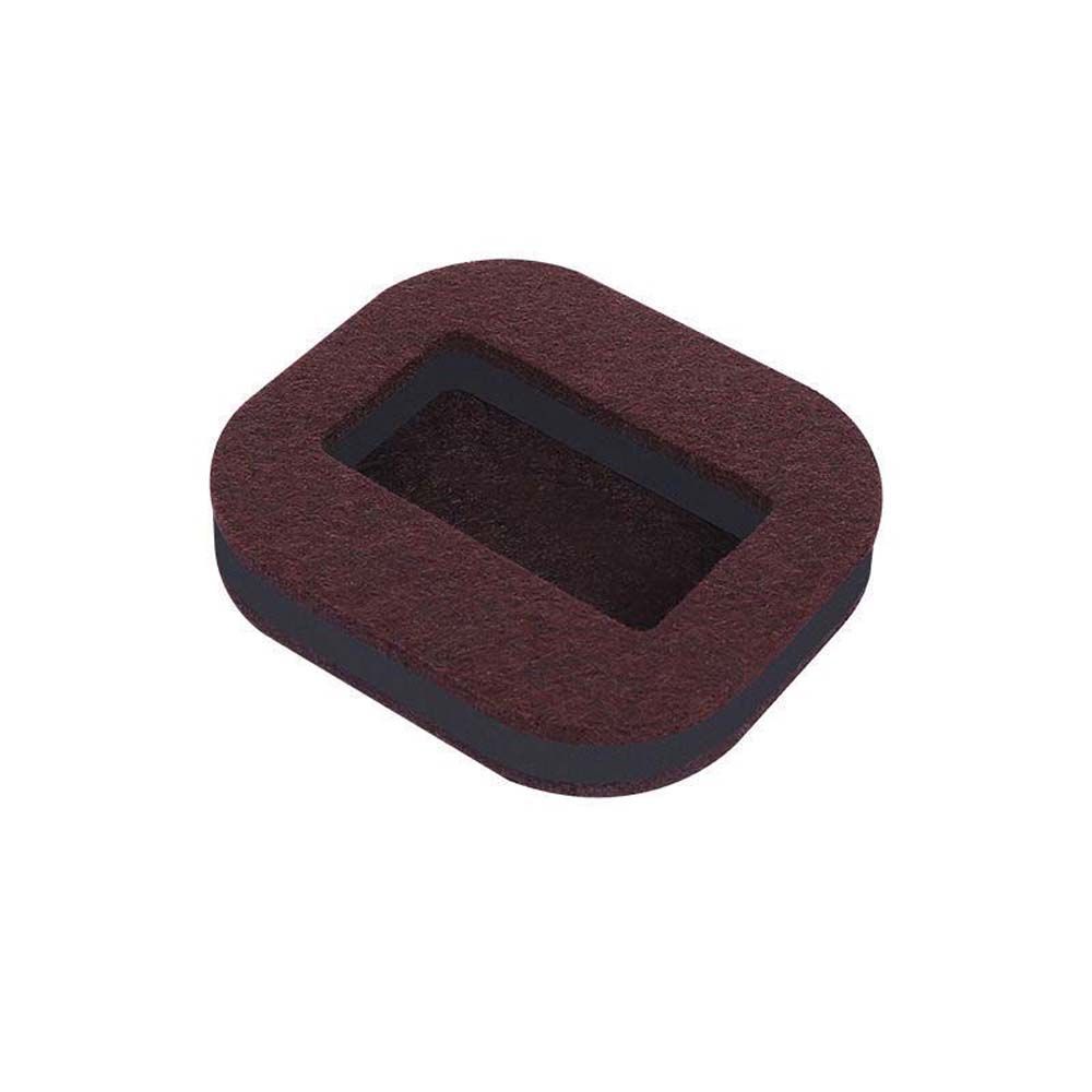 Bloc de protection en feutre auto-adhésif pour sol en bois dur, 5 pièces, tapis antidérapant, roues, bouchon de sol, fixation de chaise, tasse à roulettes: brown-Square