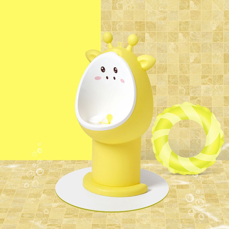 Baby dreng potte toilet træning børn stå lodret urinal drenge tisse spædbarn småbørn vægmonteret krog potte toilet gul