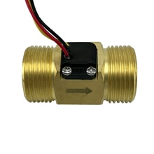 G1&quot; SUS/Brass Hall pulse Turbine sensor Flow meter BSP1.3INCH DN25 OD32.8MM
