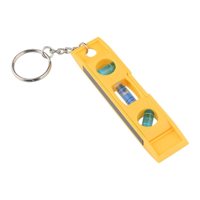 Mini 3 Bubble Level with Keychain Torpedo Magnetic Gradienter Level Measuring HX6C