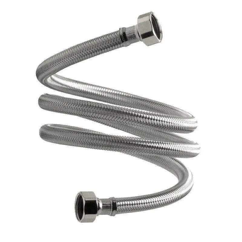 Braided Stainless Steel Water Supply Hose Bathroom Plumbing Fittings Used For The Flexibility Of Toilet Seat Bidet Accessories