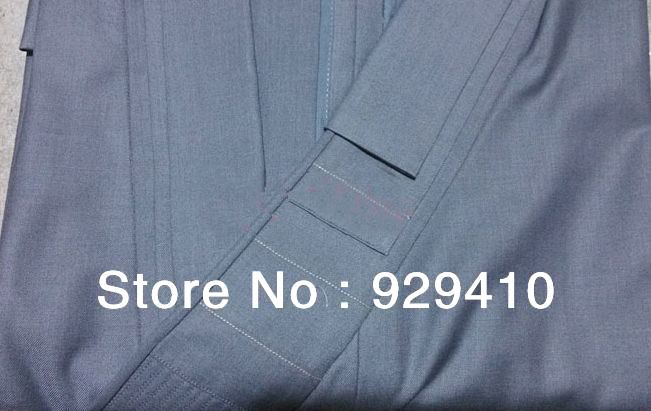 unisex thick cotton zen shaolin Buddhist Monks robe uniforms suits abbot gown laymeditation clothing gray yellow 2colors