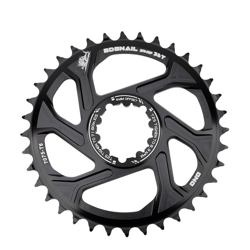 Schnecke 3mm 6mm versetzt Kettenblatt für Sram GXP SX NX GX XO X01 XX1 32/34/36/38T Fahrrad Einziges Krone Mtb überspielen Kurbelgarnitur