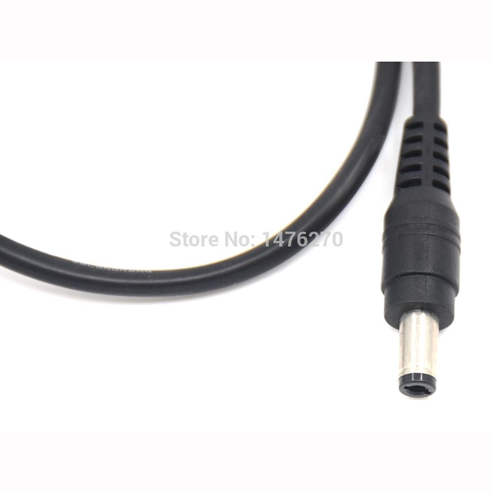 50CM 4.0*1,7mm Stecker auf 5.5*2,1mm Männlichen DC Stecker netzteil kabel verlängerung kabel passen NP-FW50 LP-E6 DR-E18 Attrappe batterie