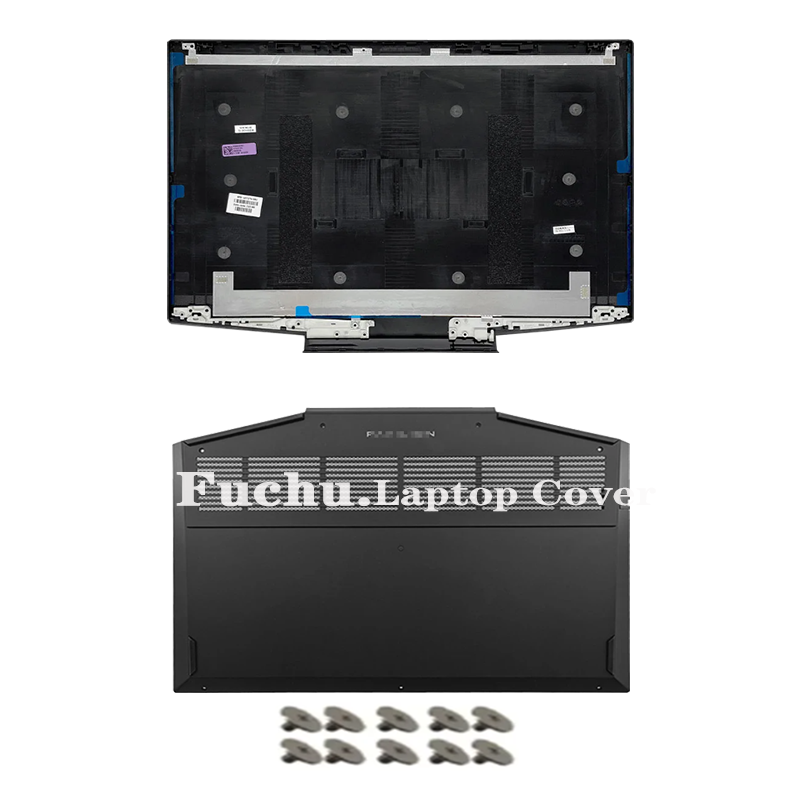 für HP Pavillon 15-dk 15t-dk TPN-C141 Laptop LCD-Rückseite Vorderseite blende Scharniere Tastatur Handballen auflage Kühlkörper Boden gehäbenutzen: Schwarz