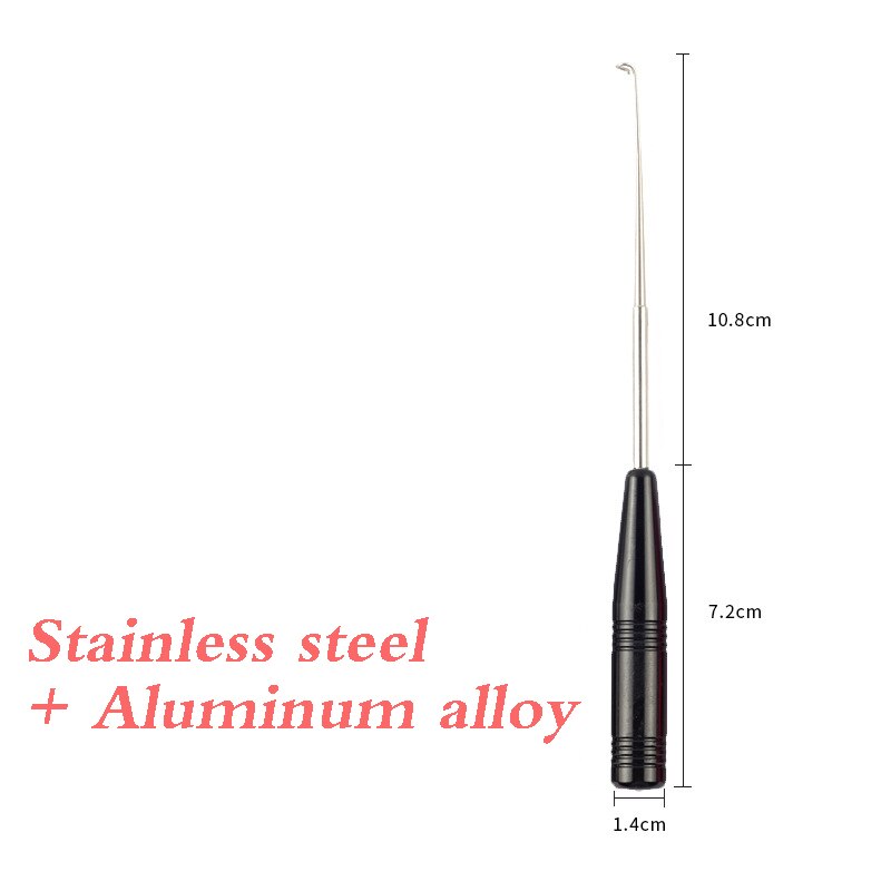 Stainless Steel Extractor Fishing Hook Detacher Remover Rapid Decoupling Device For Fishing Tools Portable Fishing Tackle: A-Black