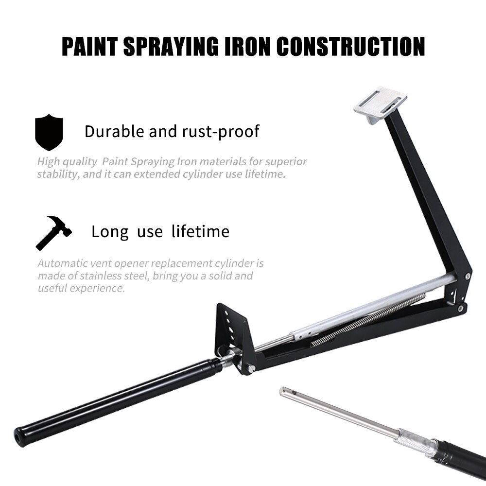 Automatic Greenhouse Window Opener Auto Vent Opener Temperature Sensitive Paint Spraying Iron Single Spring Vent Opener Opening