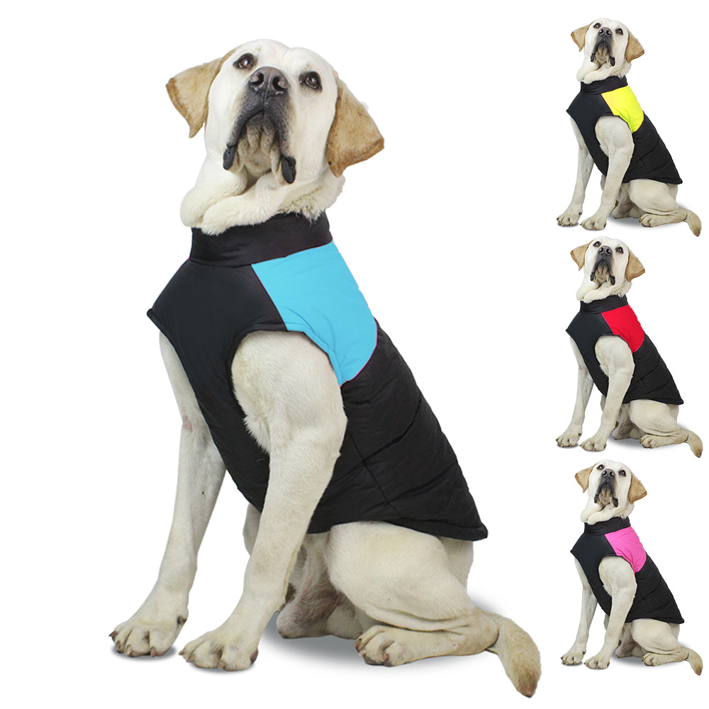 Kleine grote Hond Kleding Winter Warme hond Vest Jas waterdicht Jas Voor Kleine Medium Grote Honden Pug Chihuahua Bulldog golden