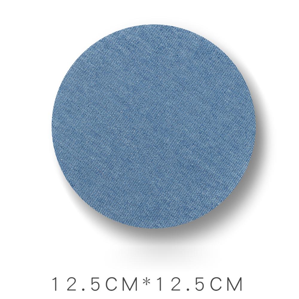 Denim Patches Heat Transfers Iron On Sew Reparatie Jeans Elleboog Knie Terug Patch Voor Kleding Stickers Decoratieve Applicaties: D-Light Blue
