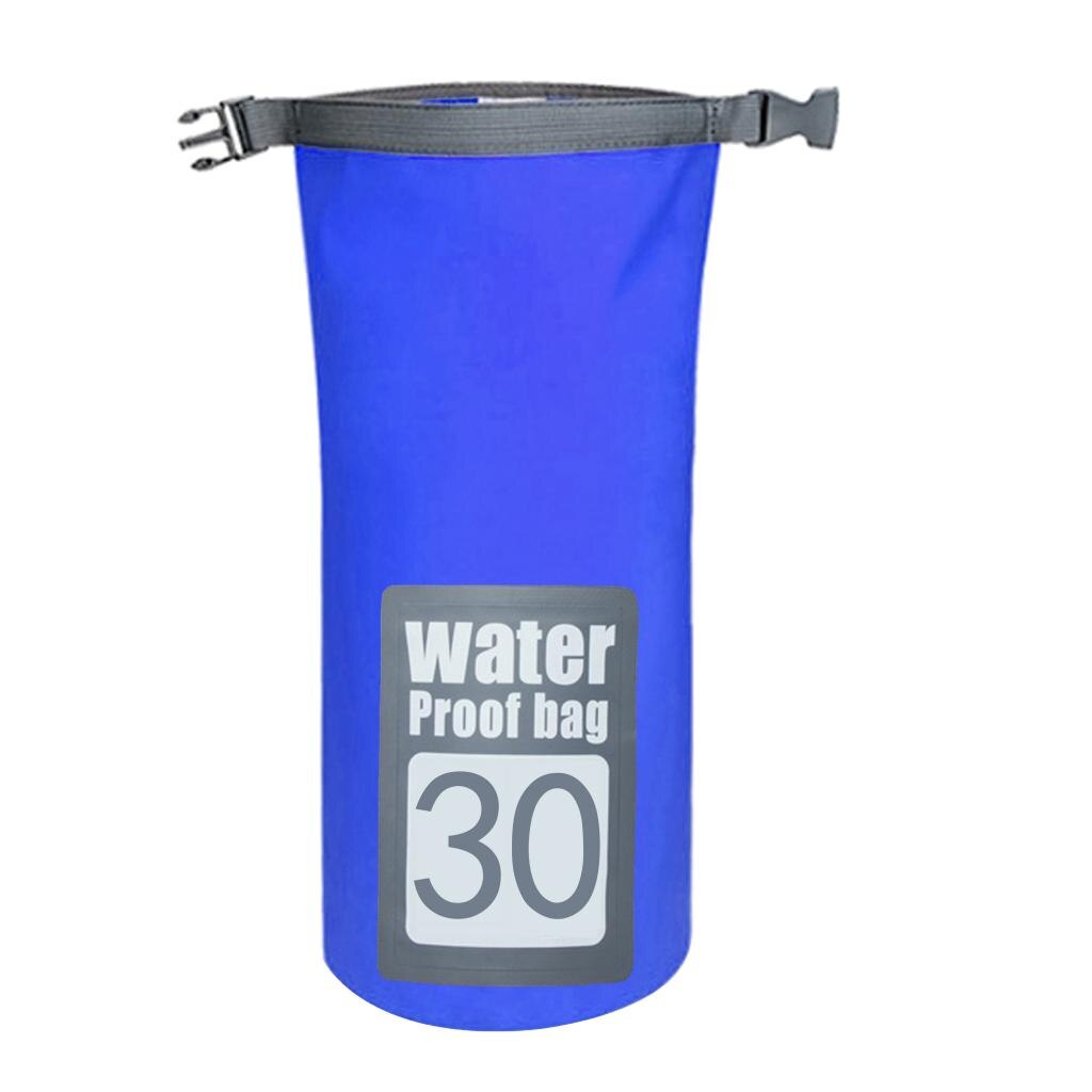 Waterproof Dry Bag Backpack Camping Kayak Roll Top Sack Shoulder Pack: 30 L 