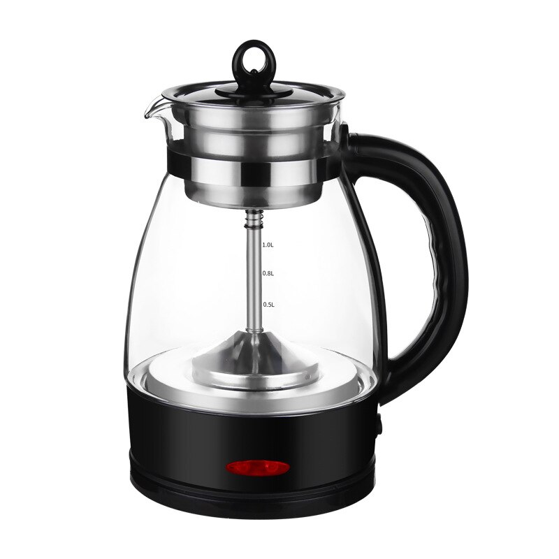 Electric Kettle Coffee Maker Tea Black Pu 'er Glass Steam Teapot Automatic -Type Set 600W 1L Samovar: Default Title