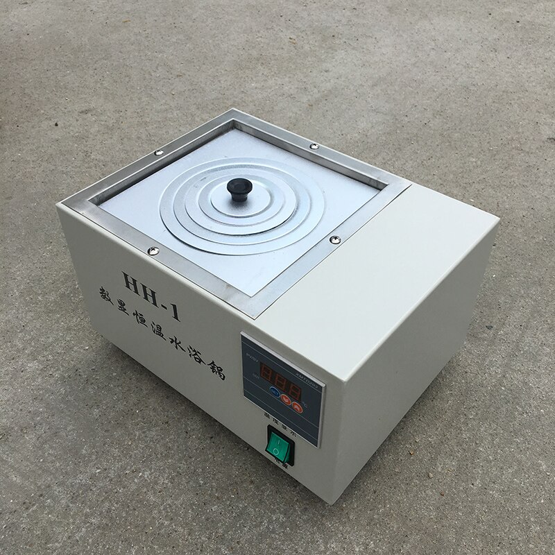Digital Display Constant Temperature Water Bath Pot Single Hole Water Bath Box Electric Heating Water Bath HH-1