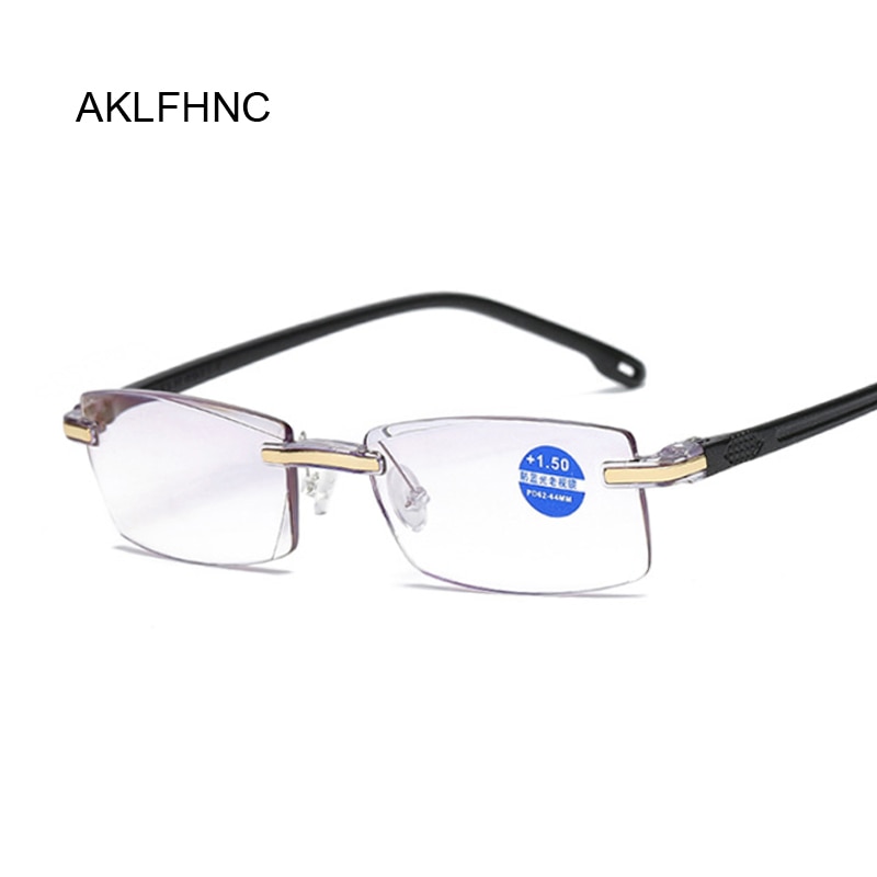 Progressive Multifocal Reading Glasses Women Men Anti-blue Light Hyperopia Glasses Near and Far Presbyopic Spectacles +1.5 2.0