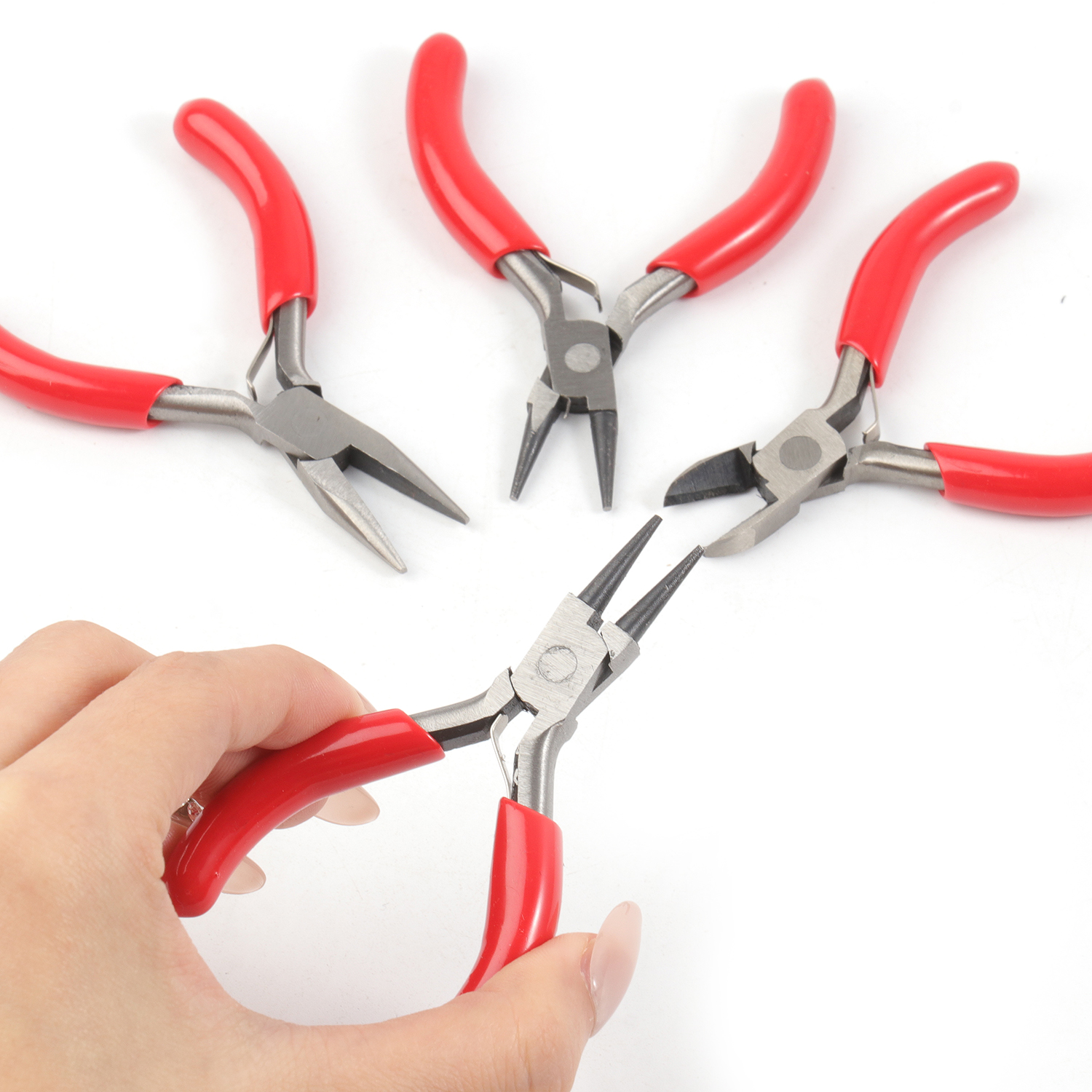 32 soorten Mini Tang Diagonale Tang Lange Puntsnijder Handwerk Kralen Geïsoleerde Tang Voor DIY Kleine Sieraden Tang Tool
