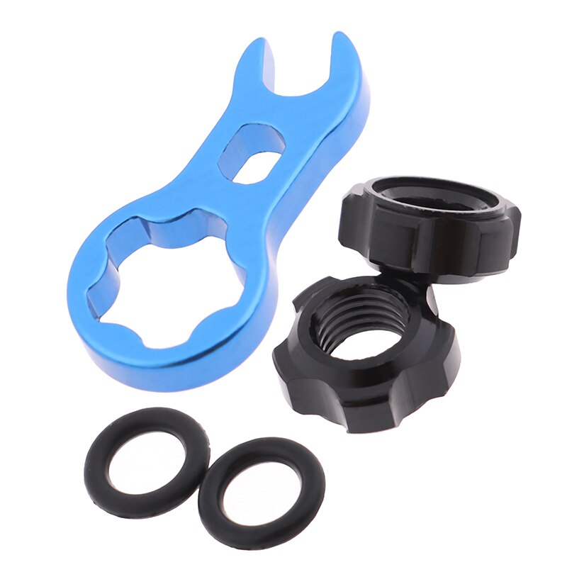 Road Mountain Bike Bicycle Gas Air Nozzle Tire Presta Valve Core Nut Screw With Installation Wrench Presta Extension Rod