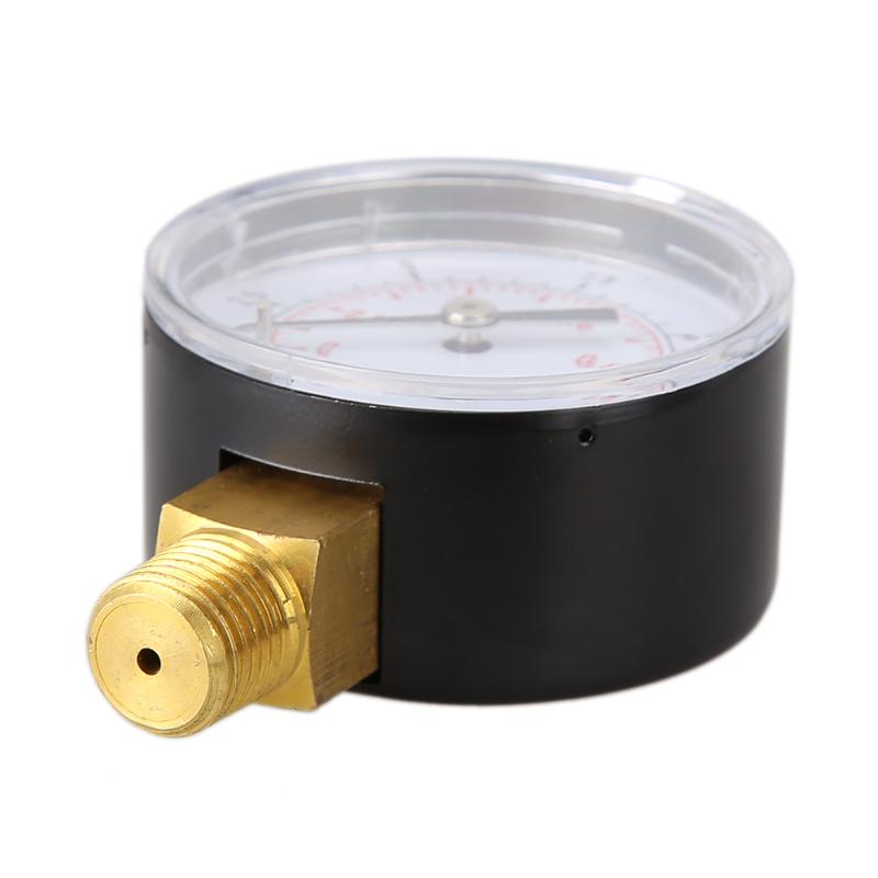 50mm 0/15 psi 0/1 bar painemittari polttoaineen ilman kompressori mittari hydraulinen painetesteri manometri kaksoisasteikon mittari