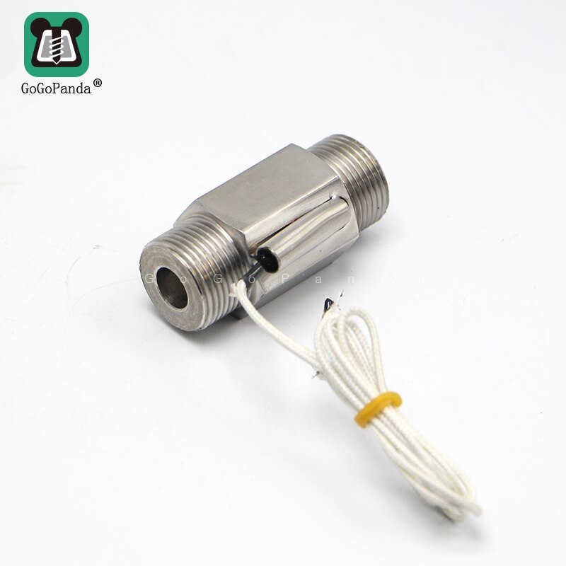 3/4&quot; 110V 220V Male Stainless Steel Metal Shell Liquid Water Flow Sensor Switch ZFS-02S
