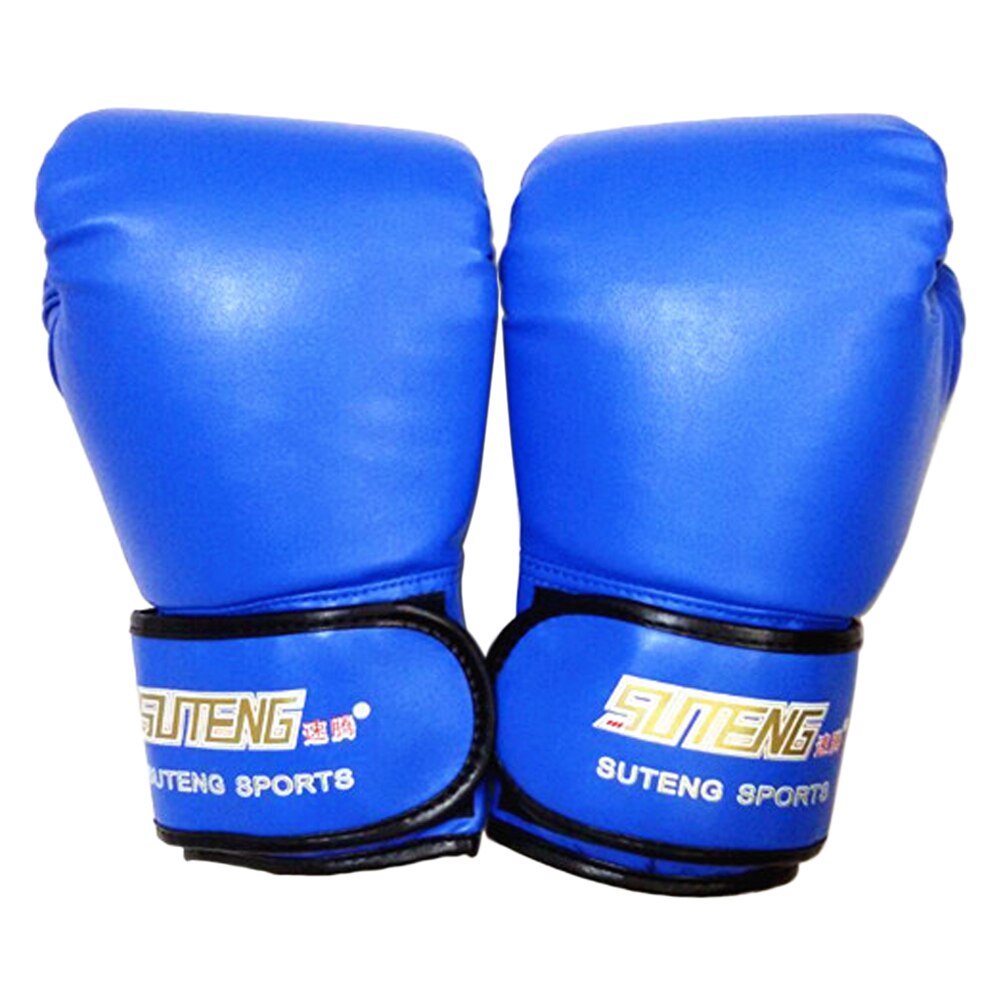 Bokshandschoenen kickboksen muay thai bokszak handschoenen buitensport wanten boksuitrusting: Blauw
