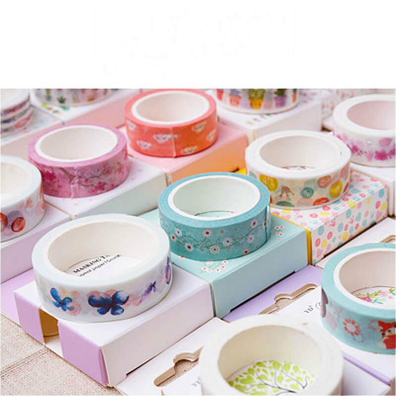 Mooie Washi Tape Papier Diy Planner Masking Tape Plakband Stickers Mode Cartoon Decoratieve Briefpapier Tapes