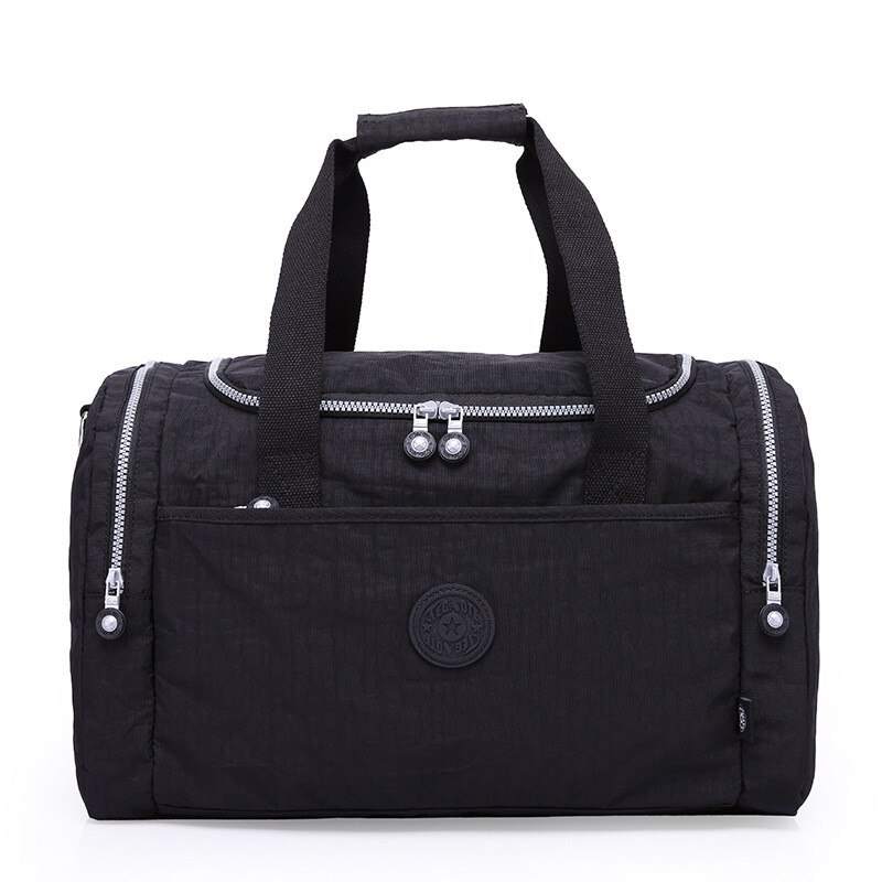 Delle Donne di modo Borse Da Viaggio Grande Capacità del Bagagliaio Impermeabile Duffle Bag Casual Borsoni Grande Week-End Viaggio Turistico Borsa: black