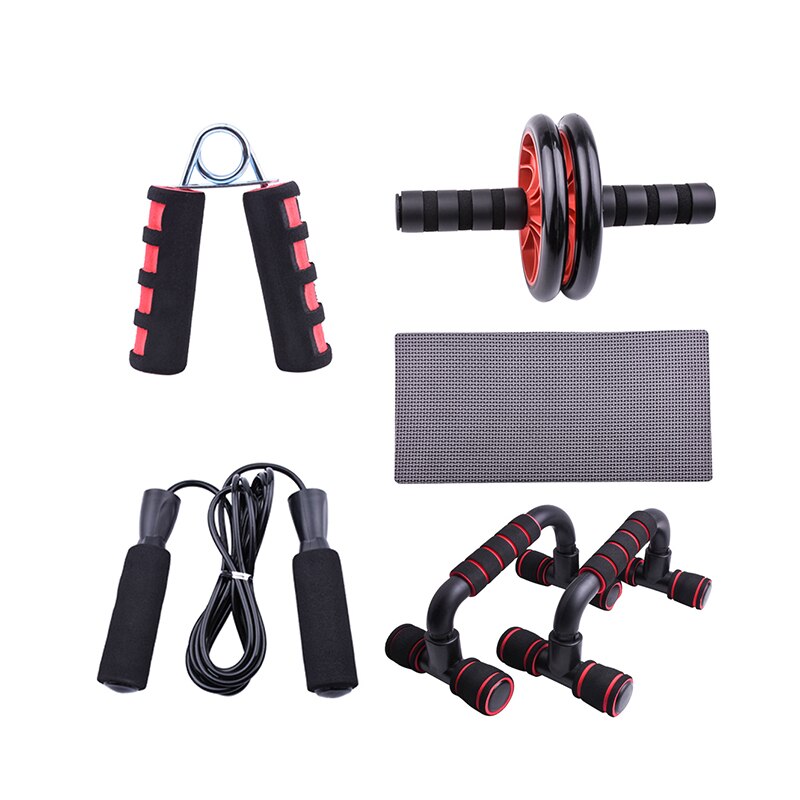 Fitness Training Apparaat Combinatie Set Figuur 8 Elastische Buikspier Wiel Roller Springtouw Fitness Training Fitness
