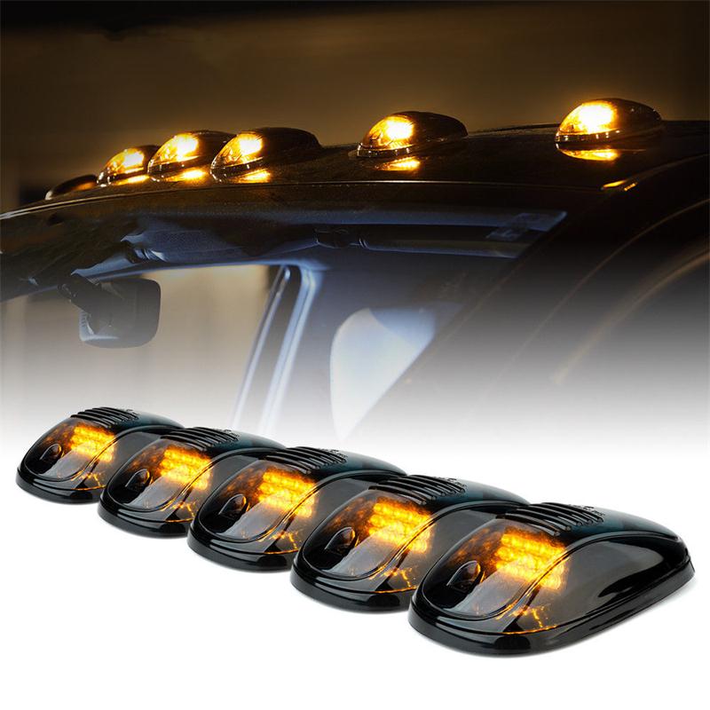 EXTERIOR CAR STYLE LED DOME DOME LIGHT CAB MARKET ROOF AMBER LIGHTS FOR F-150 F-250 F-350 RANGER T6 T7 XLT FX4 F150 PICKUP CAR
