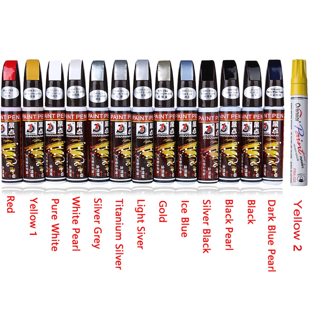 Universal Car Coat Scratch Clear Repair Colorful Paint Pen Touch Up Remover Applicator Automobiles Paint Care Fast