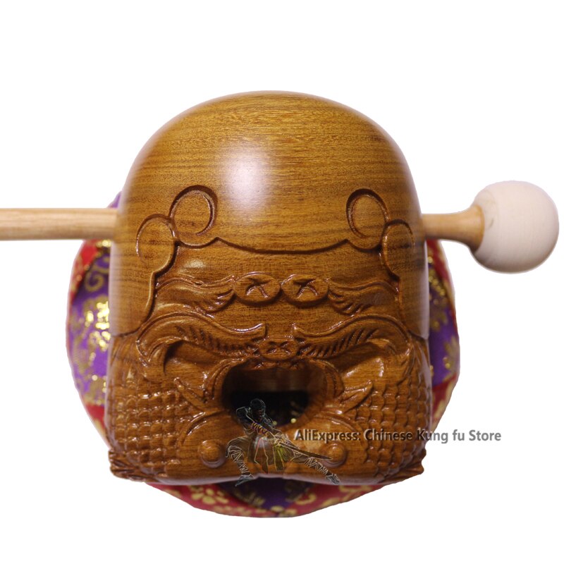 3.5 "Zen Boeddhistische Monnik Muyu Palissander Houten Vis Mokugyo Tempel Blok Drums