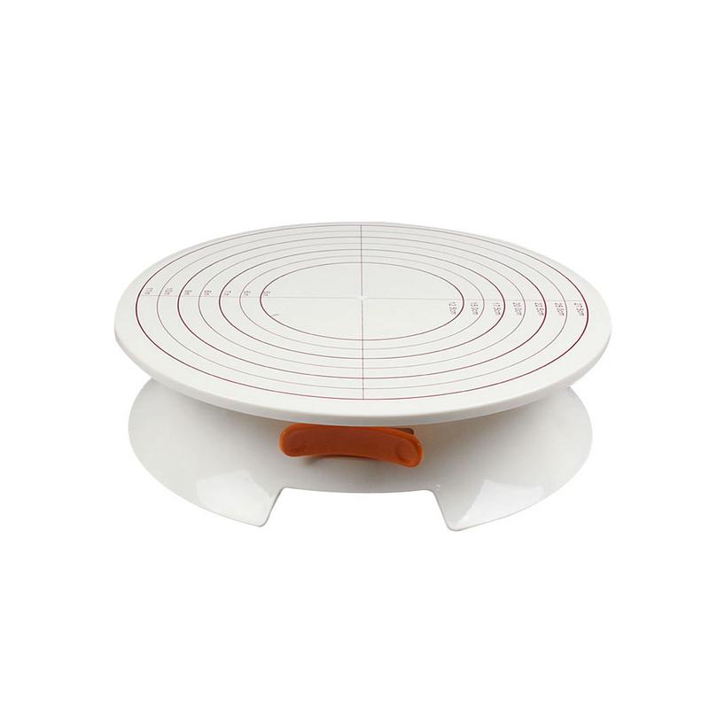 Snap Buckle Fixable Cake Turntable Stand Light Stable Cake Turntable DIY ABS Turntable Baking Cake Decorating Tools