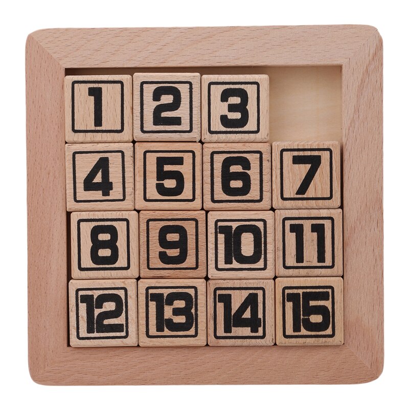 Rompecabezas de 15 números, juguetes para niños, juego de tobogán a juego, juguete para chico, juguete para jugar, para bebé, Educación Temprana, juego de para adultos