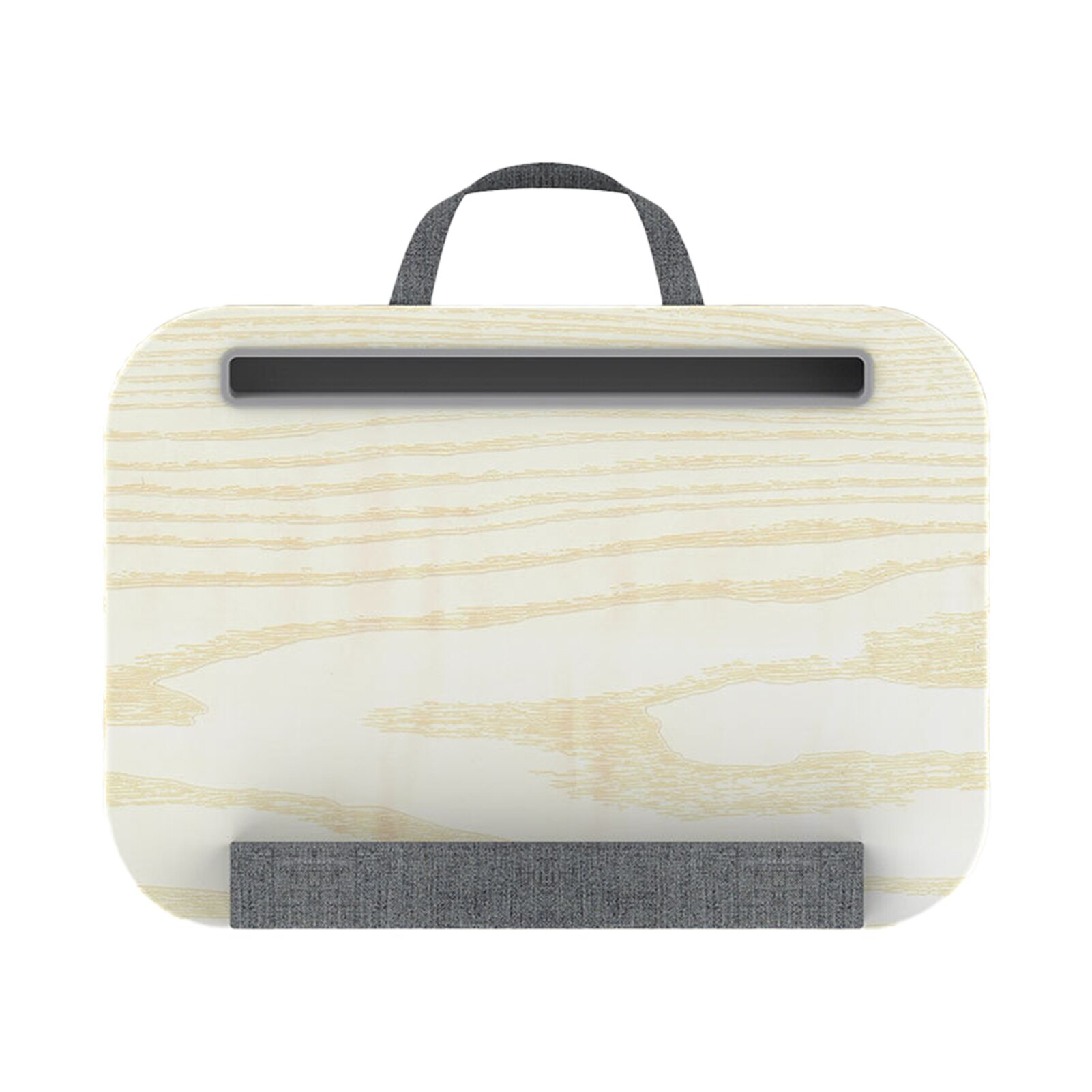 Tablet Slot For Bed Notebook Stand Laptop Desk Wood Anti Slip Portable Computer Working Home Office Study With Pillow Cushion