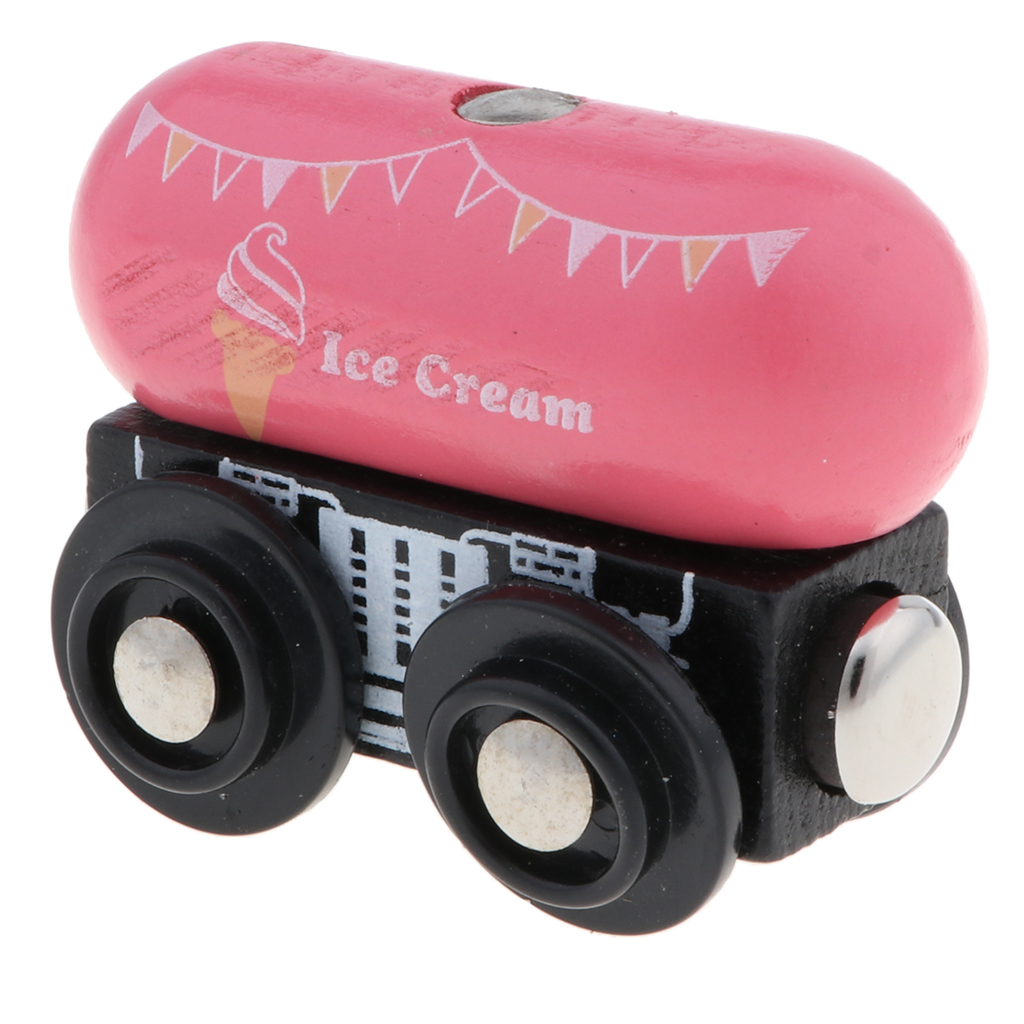 POPETPOP Barrera De Madera Y Plástico Para Vías De Tren – Accesorio Educativo De Juego De Ferrocarril