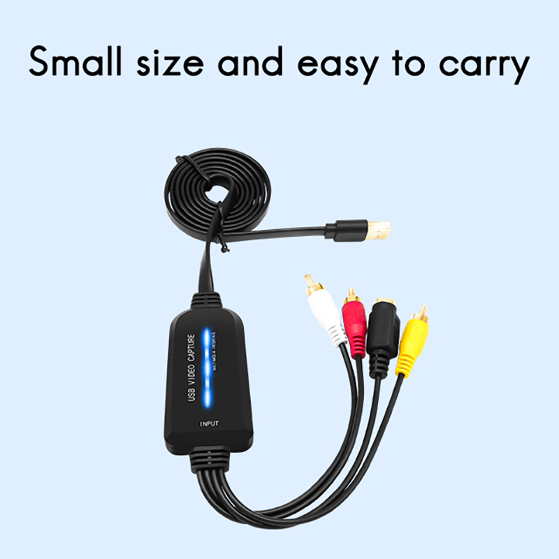 Video Capture Card Av/S Terminal Te USB2.0 Capture Card Apparaat Digitizer Voor Game Videoconferentie Capture