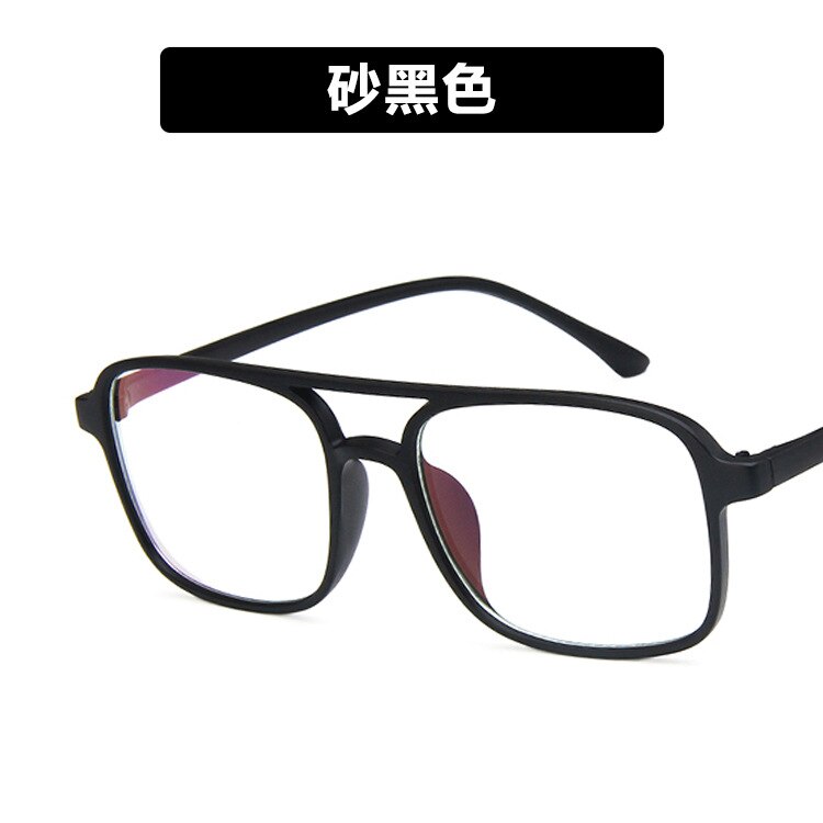 1PC Anti Blue Light Blocking Filter Reduces Digital Eye Strain Men Optical Eye Glasses Frame Clear Lens Eyewear: B