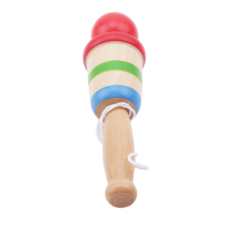 Anti Stress sûr Simple Kendama en bois Bilboquet tasse et balle jouets éducatifs préscolaires pour enfants jeux amusants en plein air