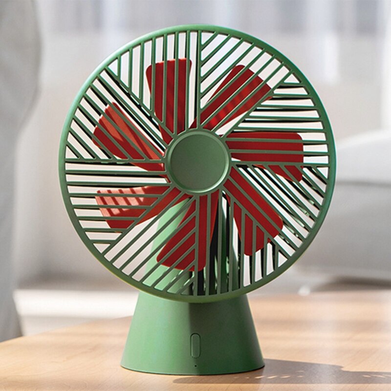 Desktop Rainforest 7 Leaf Fan Rechargeable Desktop Home Bedside Fan