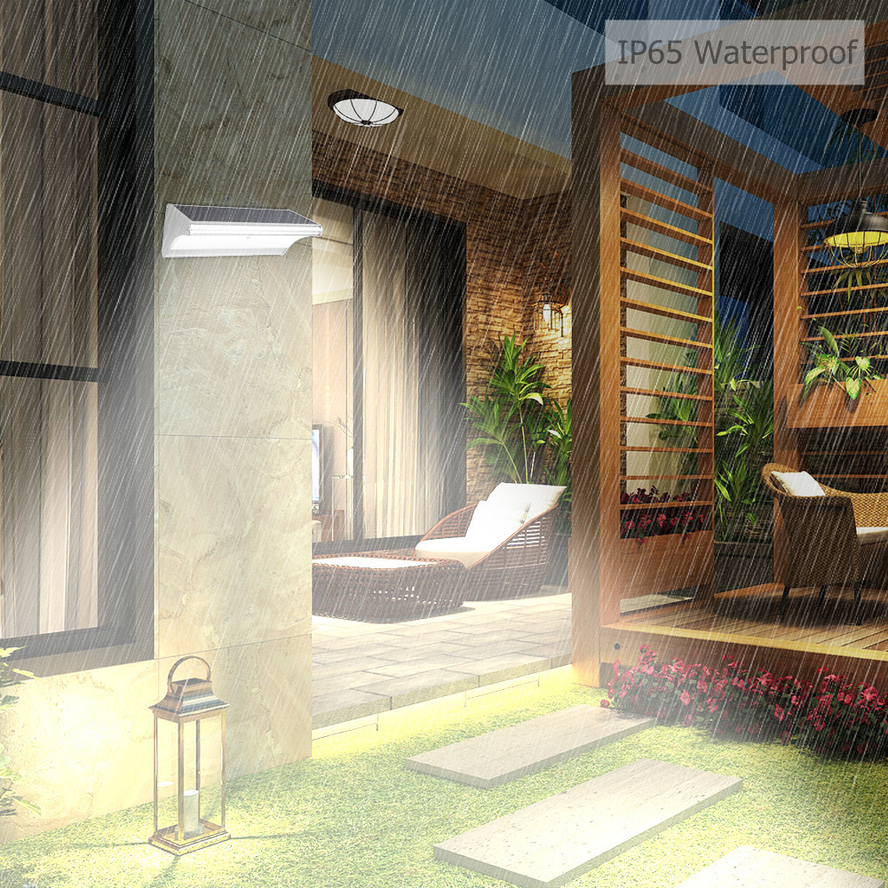 Waterdichte, op zonne-energie werkende led-lamp met 60/48/24 led's voor buiten, bewegingssensor, wandlamp op zonne-energie, aluminiumlegering, huisbeveiliging, schijnwerper op zonne-energie, 6000 mah