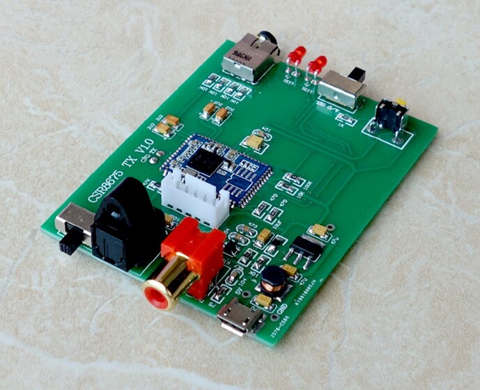 Bluetooth 5.0 csr8675 transmitter coaxial fiber optic analog input decoder