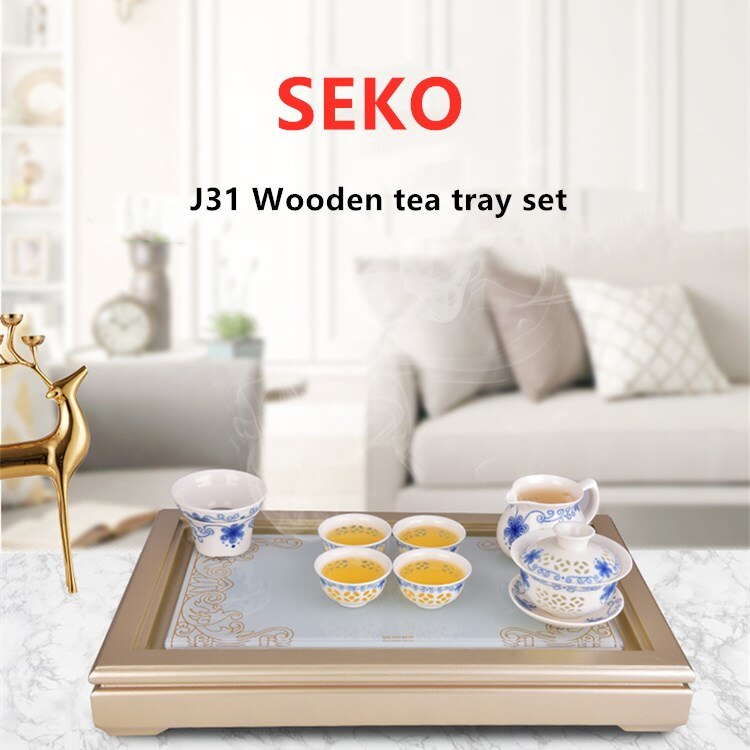 SEKO J31 Wooden tea tray set