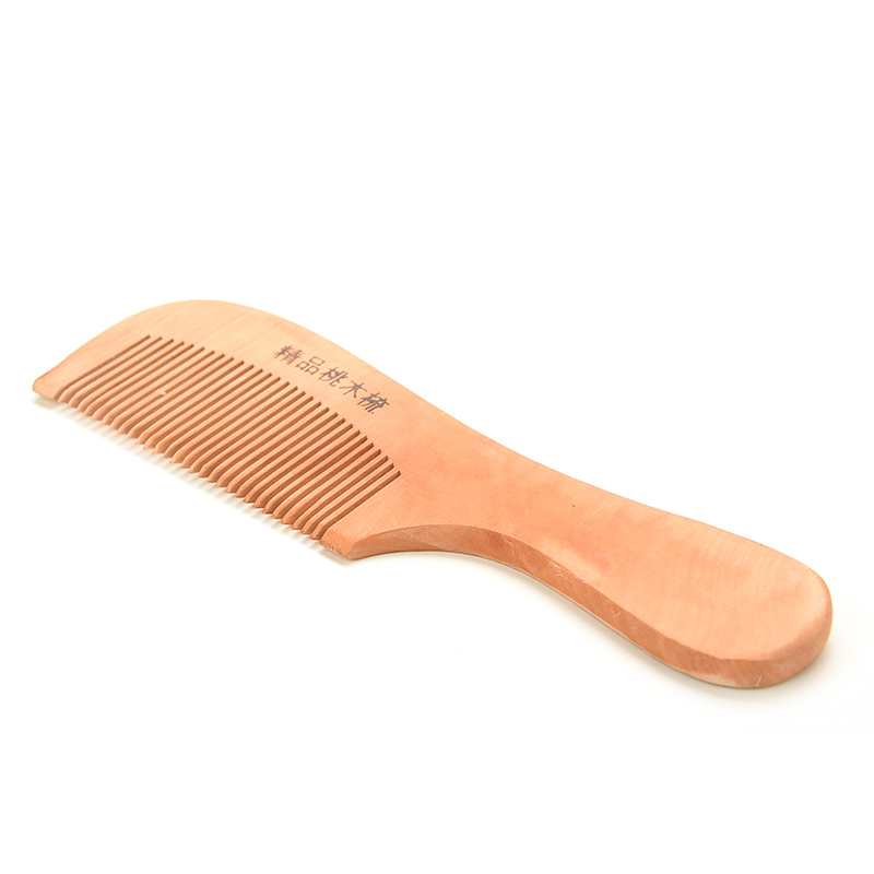 1Pcs 14Cm Perzik Hout Haar Kam Anti-Statische Kam Haar Haar Styling Tools Voor Baby haarverzorging