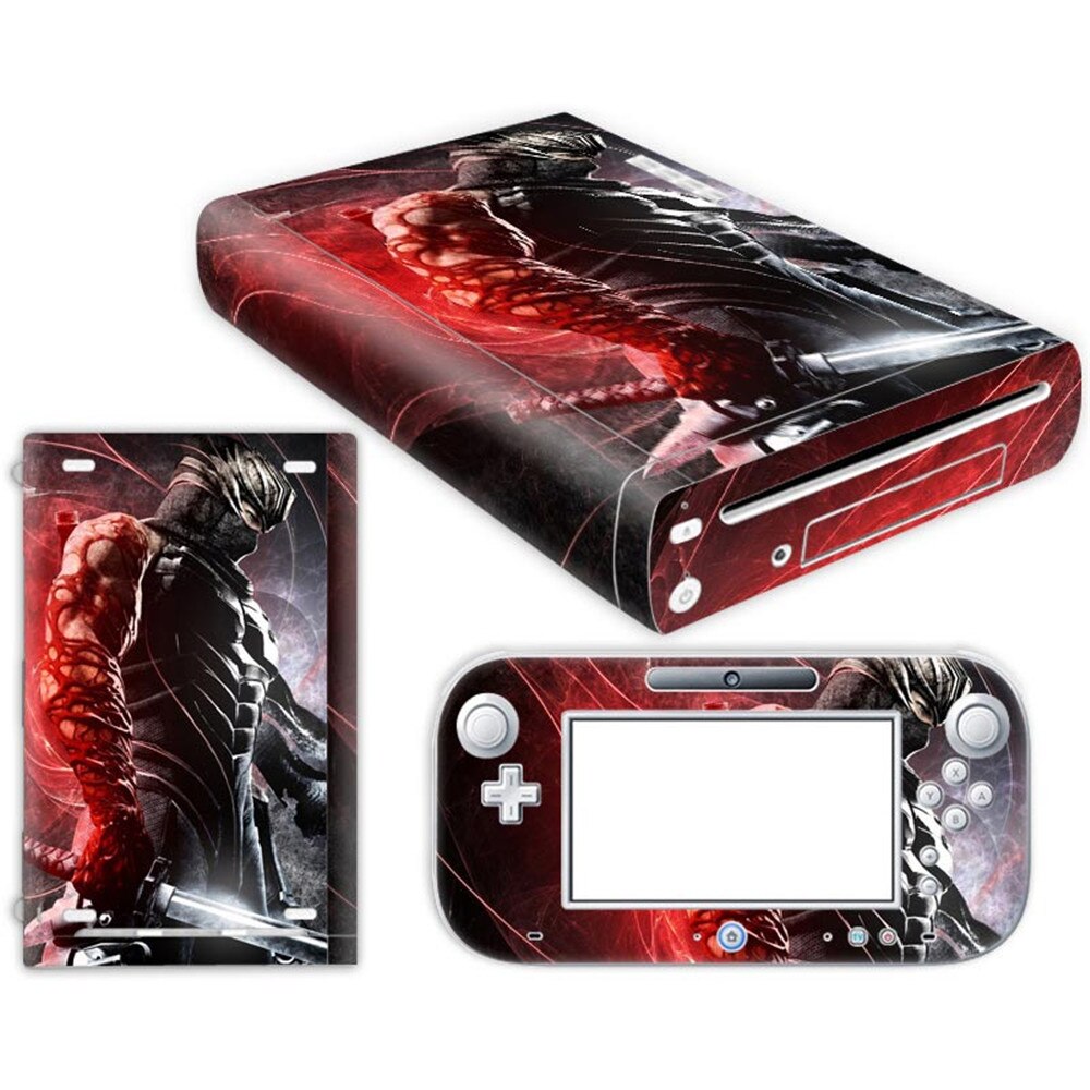 for Wii U stickers Vinyl Skin Sticker Protector for Nintendo Wii U and controller skin Sticker: TN-WiiU-0504